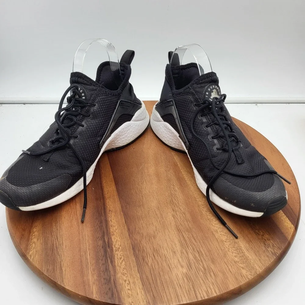 Nike‎ Womens Air Huarache Run Running Shoes Size 9.5 819151-008 Black Trainers